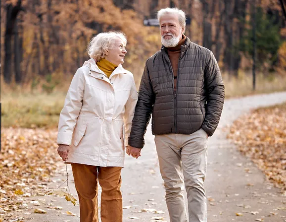 Standing upright and walking comfortably without bending down
